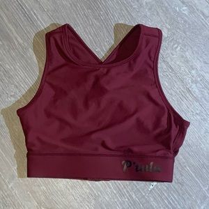 P’TULA araceli fierce crop top sports bra